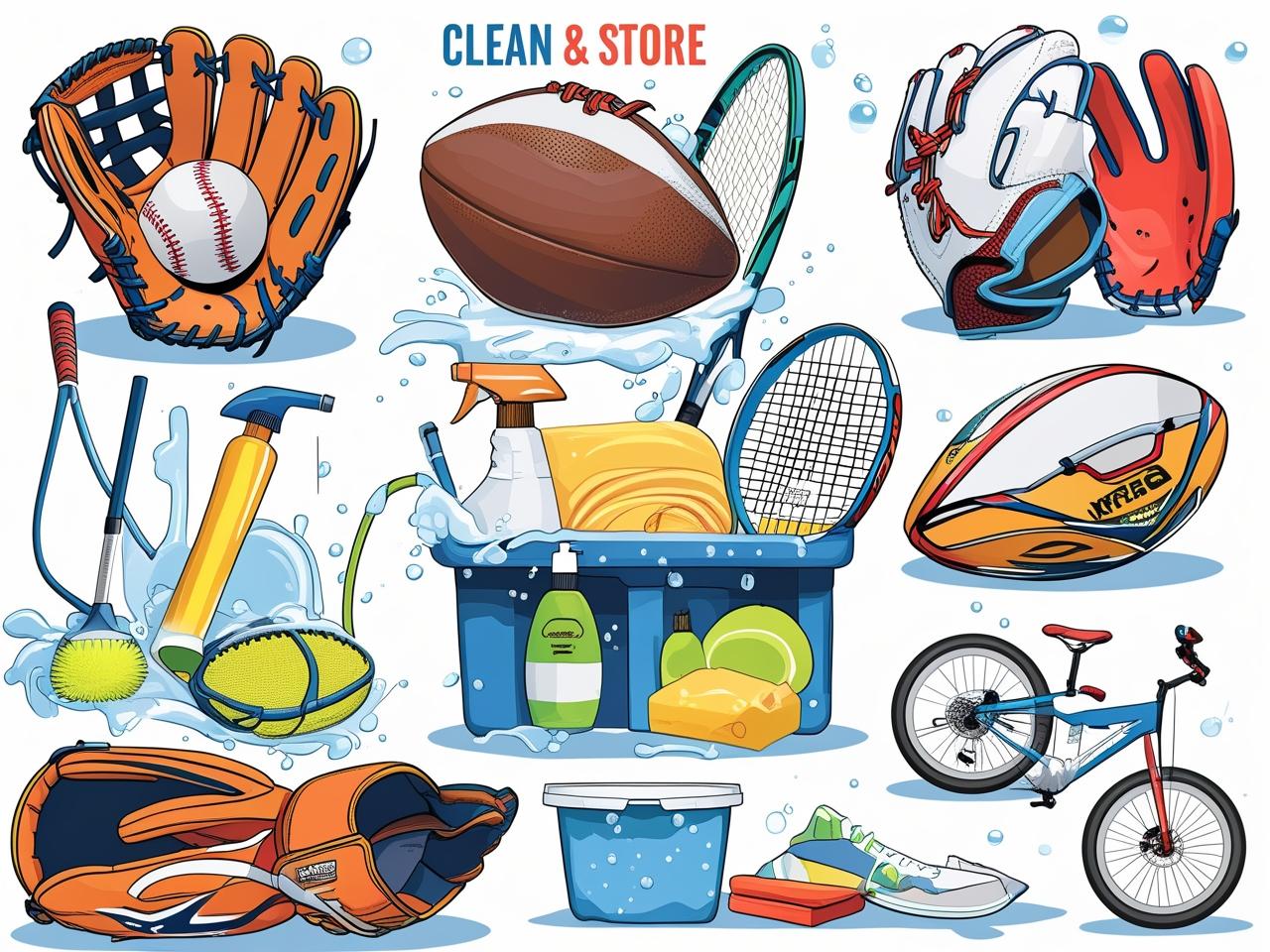 how to maintain sports equipment