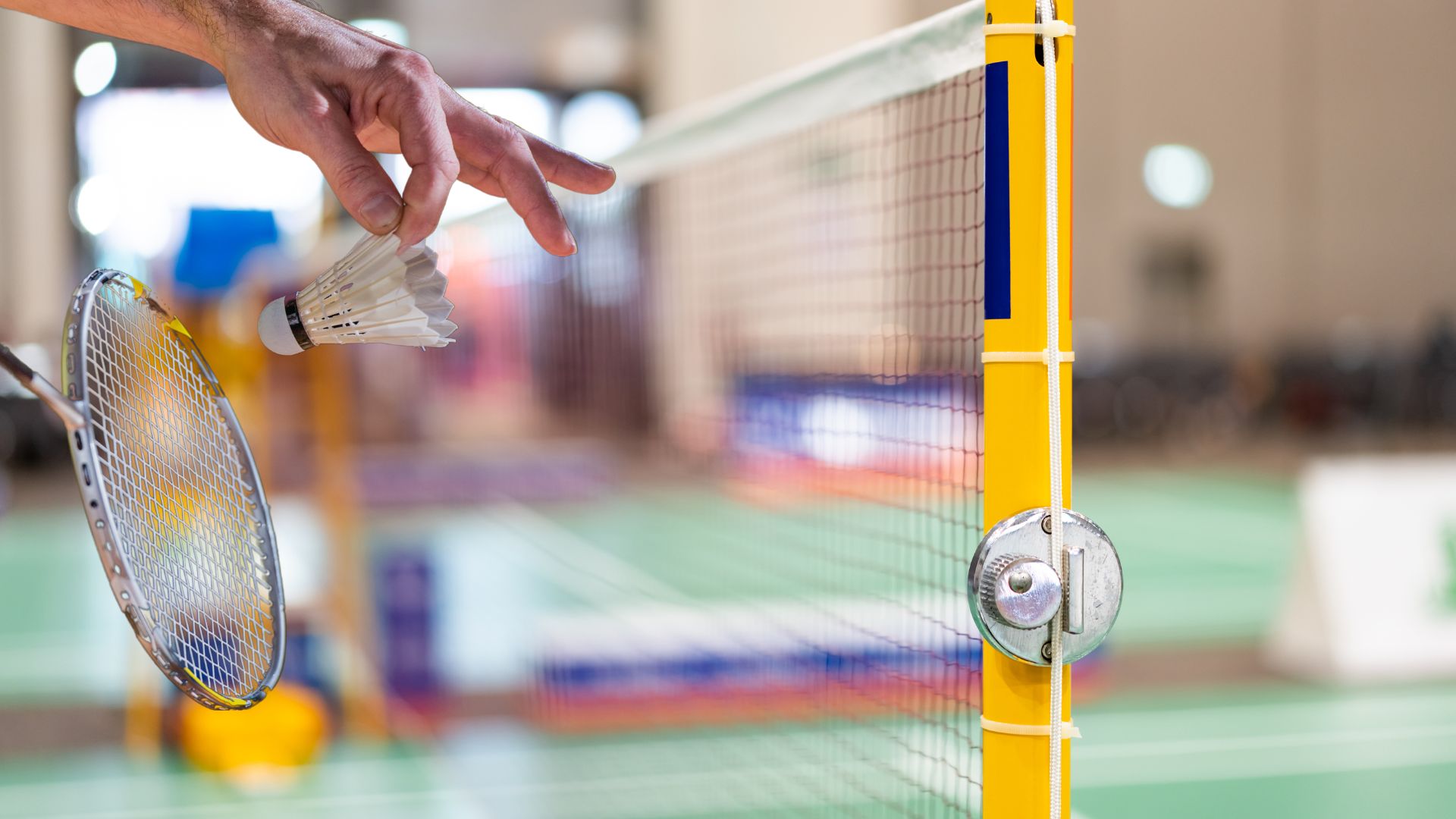 how tall is a badminton net